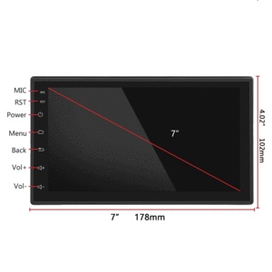 Navigație SatLink™ Android 9.1, display 7 inch Vw , Nissan , Opel , Ford Wifi , Bluetooth , Waze, Conectori ajustabili și suporți prindere, Ramă 2DIN - Img 2