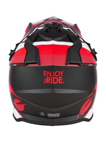 O'Neal 2SRS Spyde Motocross Helmet Black/Red/White - Img 4