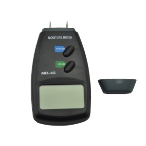 Professional moisture meter, device for measuring the moisture content of wood and other woody materials, LCD - Img 3