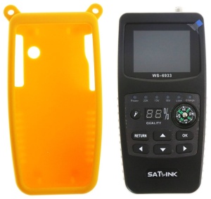 Satfinder Satlink WS 6933 aparat reglat antene parabolice DVB-S2, Sat Finder portabil cu baterie proprie cu sateliții românești - Img 4