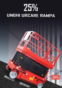 Scissor lift, Maximum height 8m, Maximum load 320 kg, Voltage 24V, Power 4.5 kW - Img 4