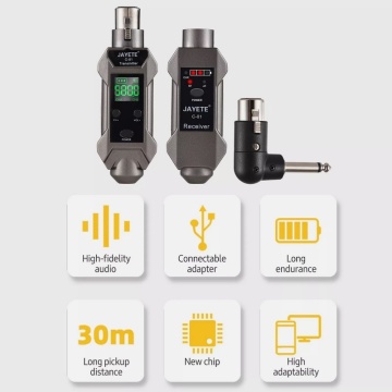 Adaptor wireless XLR montat direct pe microfon