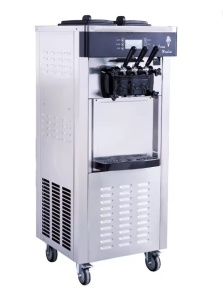 Професионална машина за мек сладолед с 3 рамена, LCD панел, 2200W, капацитет 12 литра
