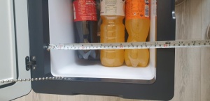 Frigider 75l auto rulotă, camion, dube 3,5t alimentare brichetă la 12-24V, baterii panou solar, rezistent la vibrații, cu congelare -20°C