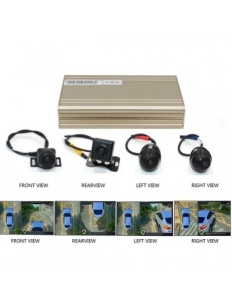 360 degree parking camera system kit, 3D with 4 wide cameras, night vision, 1080P, no blind spots - Img 8