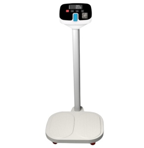 Cântar corporal profesional, inteligent, cu afișaj LCD, măsurare indice masă (BMI), înălțime, smart, pentru uz intens, maxim 180 kg - Img 3