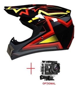 Cască moto cross și ATV Inferno X cu cameră video de acțiune opțională