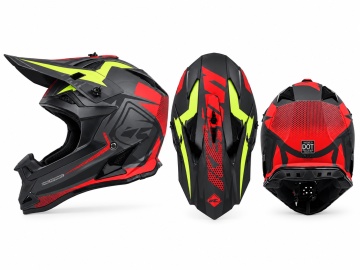 Cască Moto Full Face Integrală Cross ATV Enduro, pentru Copii și Adulți, Motocicletă, Scuter, Cască Protecție, VibePro -Flytec - Img 2