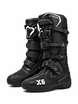 Cizme Moto Cross Enduro cu Protecții TPU, 4 Catarame Reglabile și Talpă Antiderapantă – Motocross, ATV, Dirt Bike, Off-Road