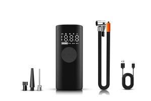 Compresor de Aer Portabil cu Display Digital LED, Baterie Reîncărcabilă USB- Ideal pentru Anvelope Auto, Biciclete, Motociclete și Echipamente Sportive - Img 2