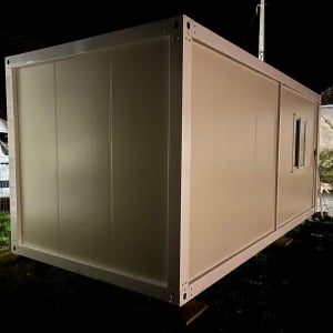 Container 12-18mp tip birou, pentru locuit, șantier, sanitar monobloc 6x3x3m cu 2 ferestre și o ușă - Img 7