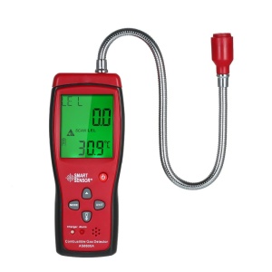 Dispozitiv profesional de inaltă precizie, pentru detectare gaz metan si LEL, scurgere gaze, analizor gaze de combustie, detector de gaz portabil cu senzor flexibil - Img 3