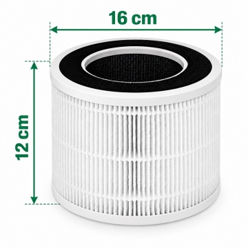 Filtru HEPA H13 de Schimb pentru Purificator de Aer, Filtrare Praf, Polen, Alergeni și Păr de Animale, Alb - Img 3