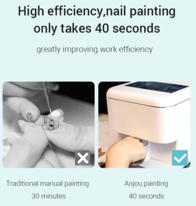 Imprimantă digitală inteligentă de unghii 3D, color, WI-FI, ecran tactil, portabilă, unghii personalizate - Img 8