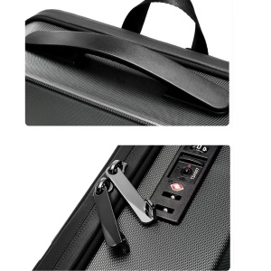Laptop backpack, waterproof, plastic case, anti-theft system, USB charging port, unisex bag - Img 7