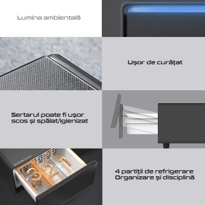 Masă de cafea SMART cu frigider incorporat și funcții multimedia - Img 7