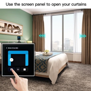 Panou de control cu touch Smart WiFi Sonoff , Tuya, ZigBee, 5 W, Ecran 3.95 Inch, Multitouch - Img 3