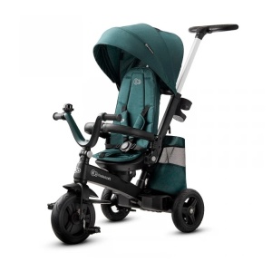 Premium 5-in-1 Children's Tricycle - Easytwist - with Reversible Seat, Foldable Canopy, Adjustable Handle, 360° Rotation, Age 1-5 Years