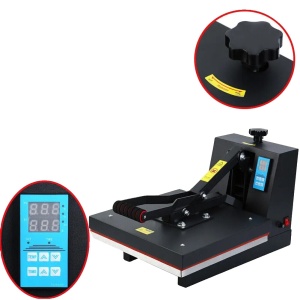 Presa termica sublimare, 38x38cm, control digital temperatura, timer automat, placa aluminiu, multicolor - Img 2