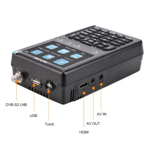 Satfinder cu imagine live - SATLINK SP-2100 FHD DVB-S2 Digital - Aparat reglat antene parabolice satelit cu tuner inclus - Img 2