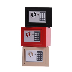 Seif tip pușculiță cu acces ușor introducere monede/bancnote, digitală, cutie de valori, închidere prin cod pin sau cheie - Img 3