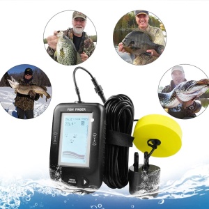 Sonar Erchang Fish Finder xf-02c pentru pescărie portabil cu ecran LCD, pentru localizarea peștilor, determinării adâncimii apei la mare, lac, râu sau baltă - Img 6