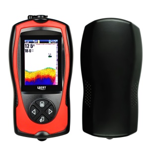 Sonar pești, wireless, detectare dimensiune pește, distanță 100 m , adâncime 45 m, cu acumulator reîncărcabil - Img 2