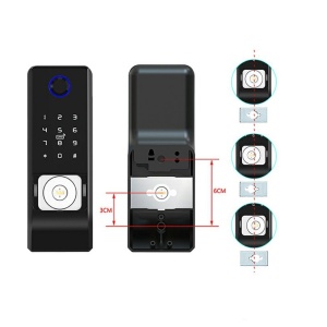 Yala Smart Exterior (IP 65) Wifi, Acces din aplicatie(Tuya), Card acces, Amprenta, Cheie , Smart Card - Img 3
