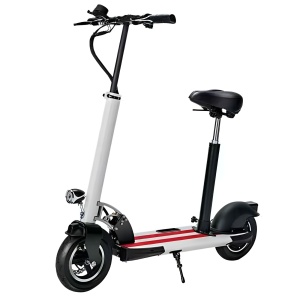 Сгъваема електрическа тротинетка със седалка, 48V - 500w, 10Ah, Сгъваема, За възрастни и деца, 10Ah литиево-йонна батерия