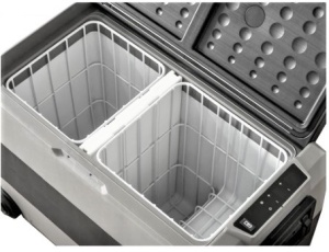 Frigider + congelator 60l bicameral cu coșuri - auto rulotă, camion, alimentare 12-24/220V, cu congelare -20°C