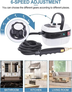 Aparat portabil cu abur, înaltă temperatură de curățare, 2500W - Img 3