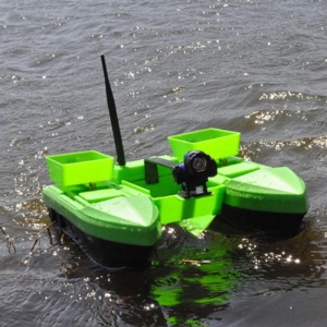 Boat/Model fishing boat planted and baited with Flytec D15 remote control, 3 tanks, 2 motors, 2x 5200mAh batteries - Img 8