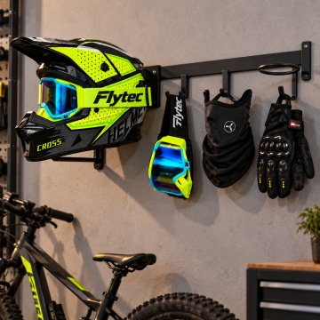 Cască Full Face Motocross pentru ATV, Enduro și Off-Road, cu Ochelari și Accesorii RaceCore Flytec - Img 3