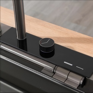 Chiuvetă bucătărie smart multifuncțională (6 funcții) - AQUA 8, inox gri antracit, 80 x 46 cm cu display digital