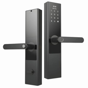 Încuietoare /Broască/Yală Dittom™ Cardoria Antifurt inteligentă cu amprentă, card, cod, cheie mecanică, aplicație Tuya pentru apartament - Img 3