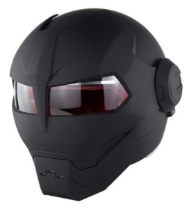 Casca Moto Personalizată Iron Man , Fibra De Carbon, Marimi: M, L, XL