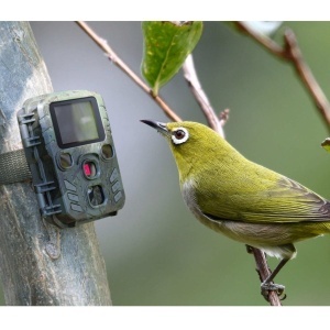 Mini Camera de vanatoare, 24 Megapixeli,Bluetooth, Video HD 1296P, Vedere nocturna in infrarosu, IP65 rezistent la apa, Fotografiere la 90°, Ecran LCD de 2 inchi, USB, Compact si portabil, Culoare camuflaj - Img 8