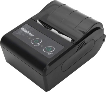 Mini Mobile Printer, Portable with Bluetooth, USB, with 58mm Thermal Paper, for Phone