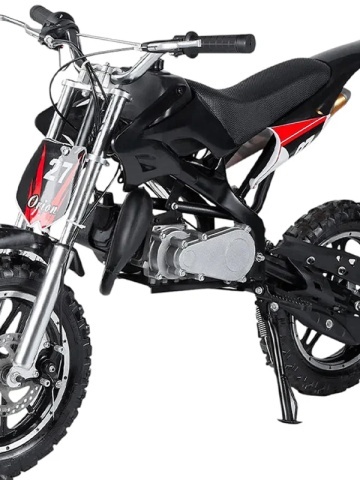 Mini Motocicletă Cross 49cc pe Benzină pentru Copii – Dirt Bike Off-Road cu Motor în 2 Timpi și Pornire Easy Start (Motocross) - Img 1