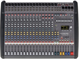 Mixer Audio Dynacord Profesional Amplificat, PowerMate 1600-3, 2X1000W, 16 Canale, Egalizator 11 benzi, Phantom power 48V - Img 2