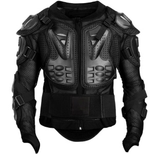 Armură motocicletă, geacă moto velo, reglabilă pe corp din material respirabil cu multiple puncte de protecție - Flytec™