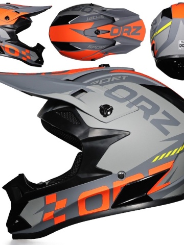 Premium Cross Rack Helmet Set with Gloves, Goggles, Balaclava for Motorcycles, Dirt Bike, Enduro, Atv - Flytec™ - Img 2