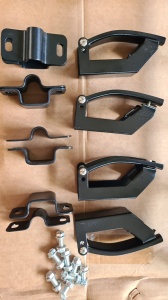 Roof rack, metal roof rack, steel grille 160*101 cm with mounting on longitudinal crossbars, metallic black - Img 6