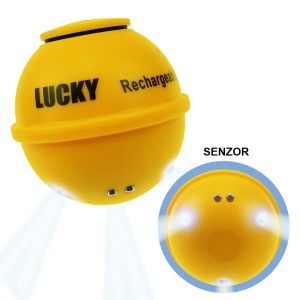 Sonar pești, wireless, detectare dimensiune pește, distanță 100 m , adâncime 45 m, cu acumulator reîncărcabil - Img 3