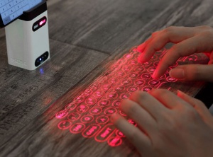 Tastatură Virtuală cool cu proiecție taste cu laser / Bluetooth și Usb, pentru mobil, tabletă sau televizor smart cu baterie proprie - Img 8