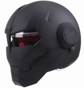 Персонализирана мотоциклетна каска Iron Man, карбонови влакна, размери: M, L, XL