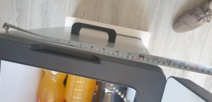 Frigider 75l auto rulotă, camion, dube 3,5t alimentare brichetă la 12-24V, rezistent la vibrații, cu compresor cu congelare -20°C
