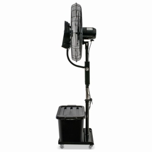 Ventilator pentru terase, cu picior reglabil pe înălțime, pentru exterior/interior, motor 200W