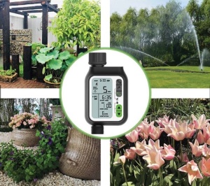 Automatic irrigation programmer, LCD display, rain sensor, adapters included - Img 3