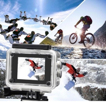 Cameră video sport 4K pentru cască moto și bicicletă - exemple de utilizare